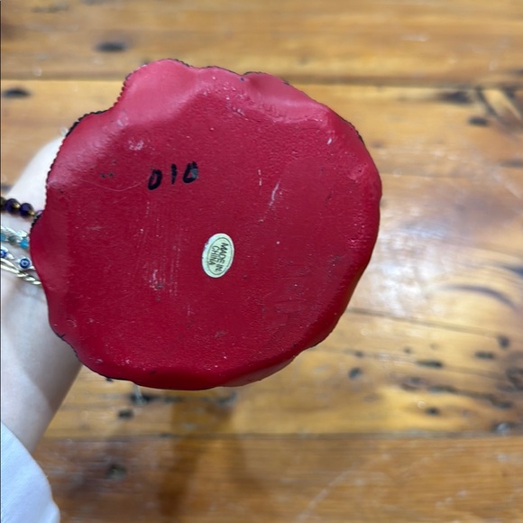 Red and Black red dress vintage Jewelry holder - Picture 4 of 9